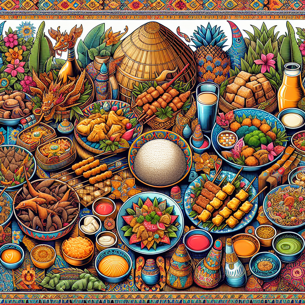 Kejelajahan Rasa: Poster Makanan Tradisional Indonesia yang Menggugah